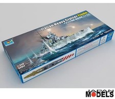 ITALIAN HEAVY CRUISER FIUME 1:350 Photo Etched Parts Model Kit Trumpeter 05348