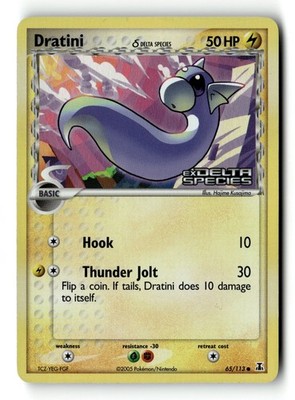 Pokemon Karte Dratini - 065/113 Reverse Holo LP Delta Species 65/113