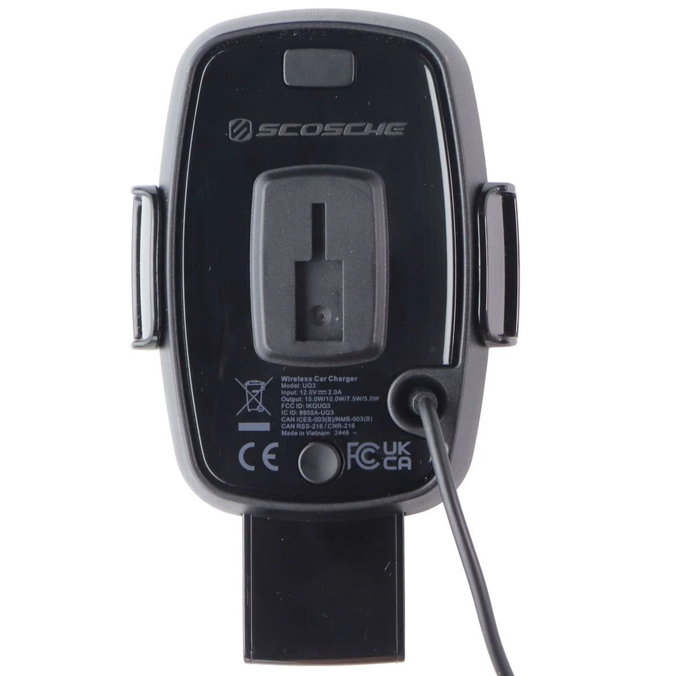 Scosche StuckUp Qi Wireless Charging Phone Mount for Window/Dash/Vent (UQ3WDV) - Image 3 of 4