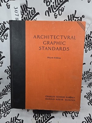 Architectural Graphic Standards Third Edition By Charles George Ramsey