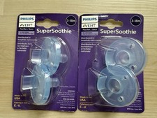 NEW 2-pack Philips Avent Soothie 3-18 months Blue 2 Ct. Pacifier  Soother