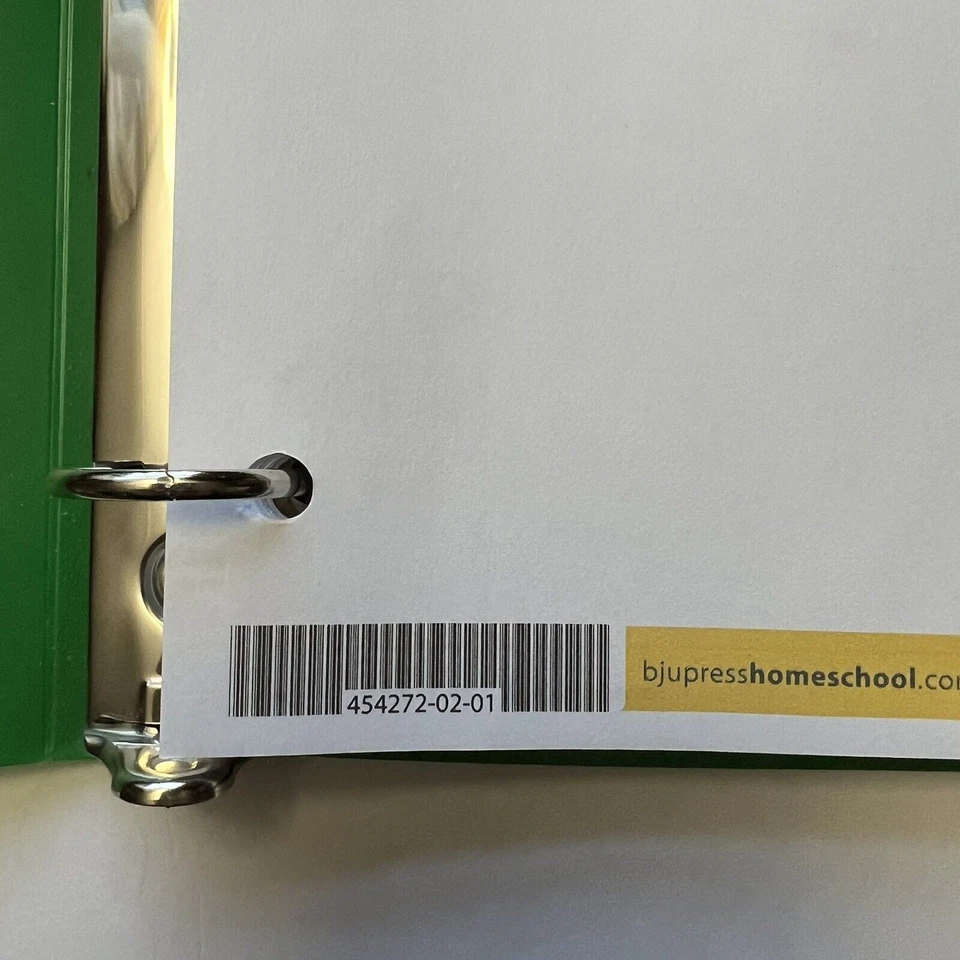 BJU Press Writing Grammar Literature Student Handouts English 8 Homeschool Curri - Imagem 4 de 4