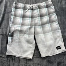 O'Neill Board Shorts Mens Size 30 Plaid Surf Skate Swim
