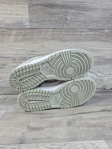 Talla 11- Nike Dunk Zapatos Tenis Mujer Pana Plateados Baja Luz - Imagen 13 de 13