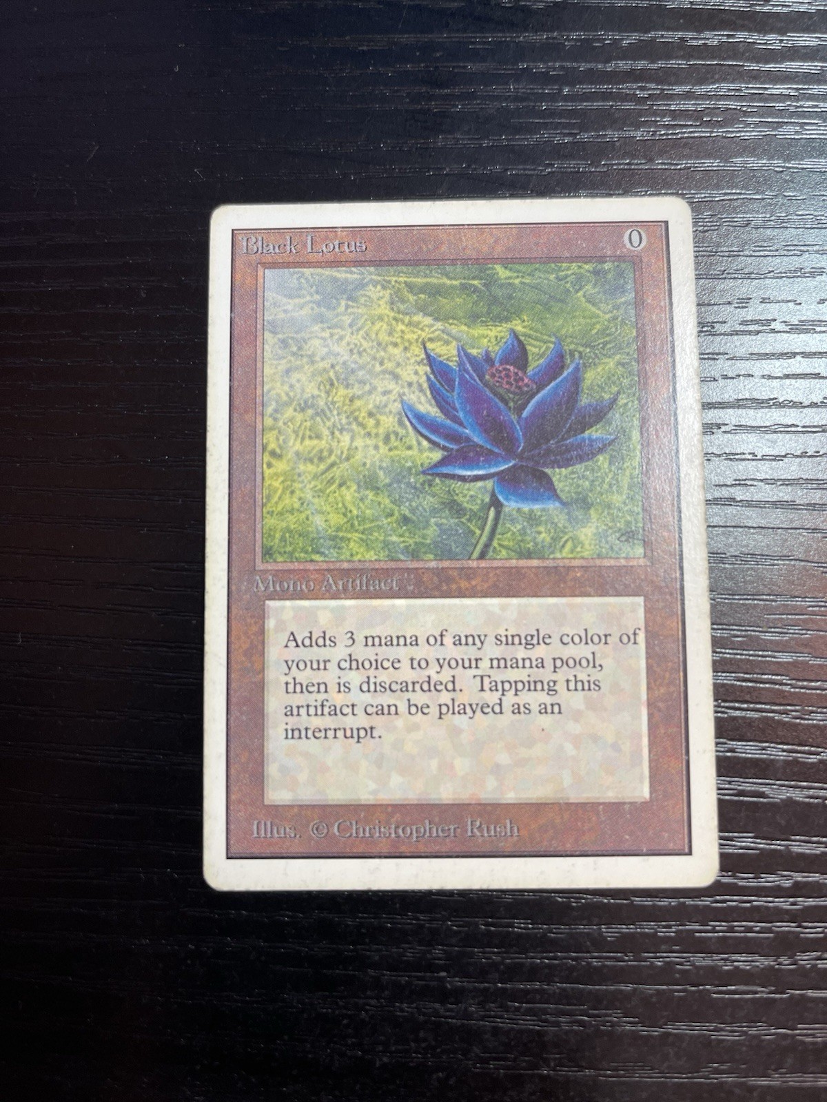 MTG Magic the Gathering Unlimited Black Lotus Heavily Played view 3