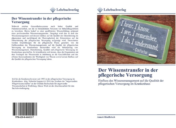 Annett Rindfleisch | Der Wissenstransfer In Der Pflegerische Versorgung | Buch-image