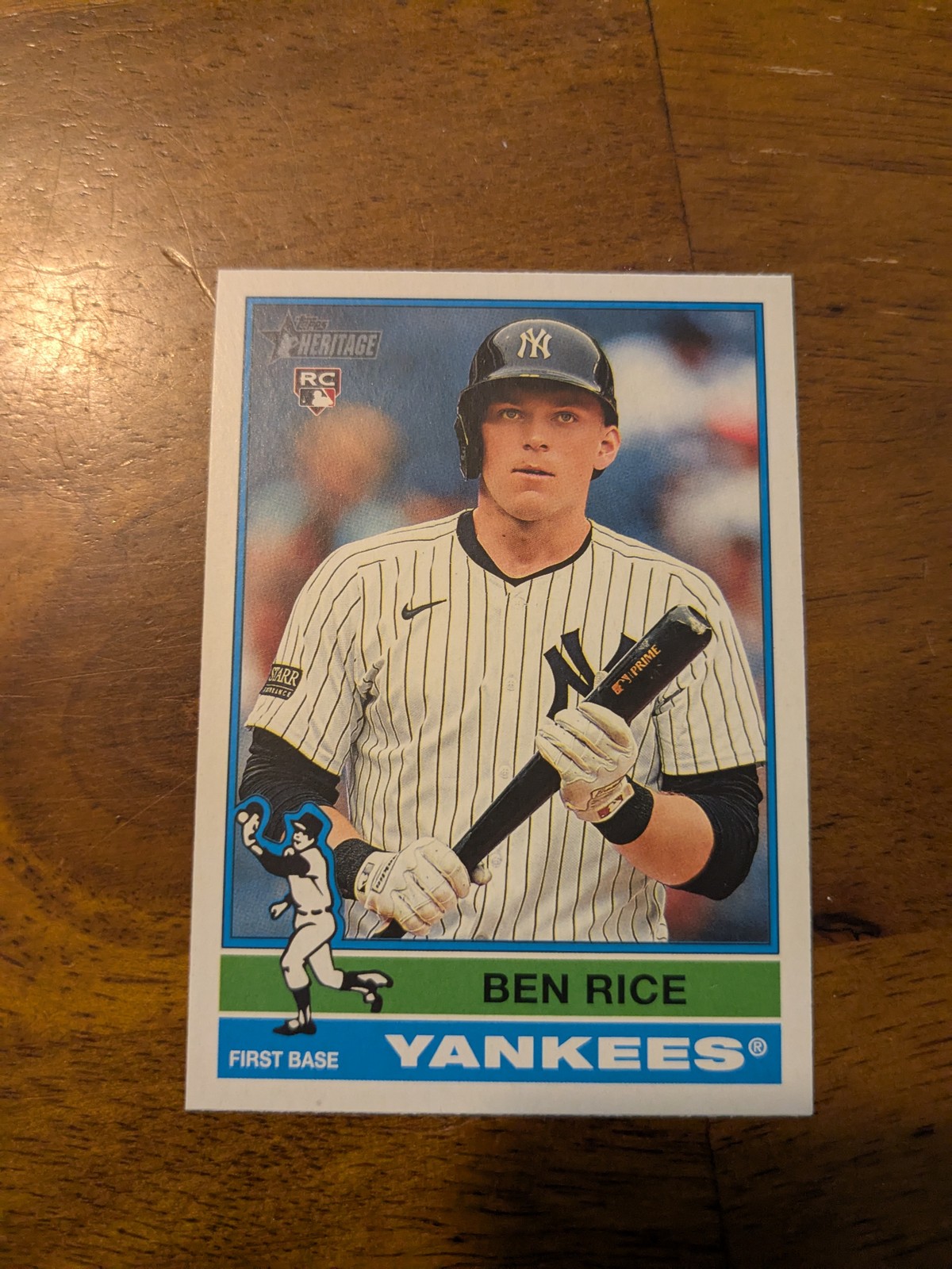 2025 Topps Heritage #406 Ben Rice