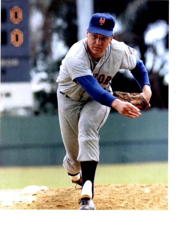 Tom Seaver 8x10 Color Photo reprint - New York Mets