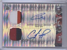 2014 Bowman Sterling 17/44 Austin Seferian-Jenkins Dual Patch Auto 3v4