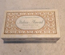 NEW La Saponeria Firenze Italian Almond Scented Bar Soap 10.5 oz SEALED