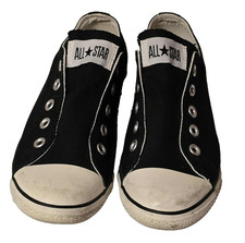 Converse All Star Chuck Taylor Slip On/Laceup Textile Shoes Unisex M4 W6 Black