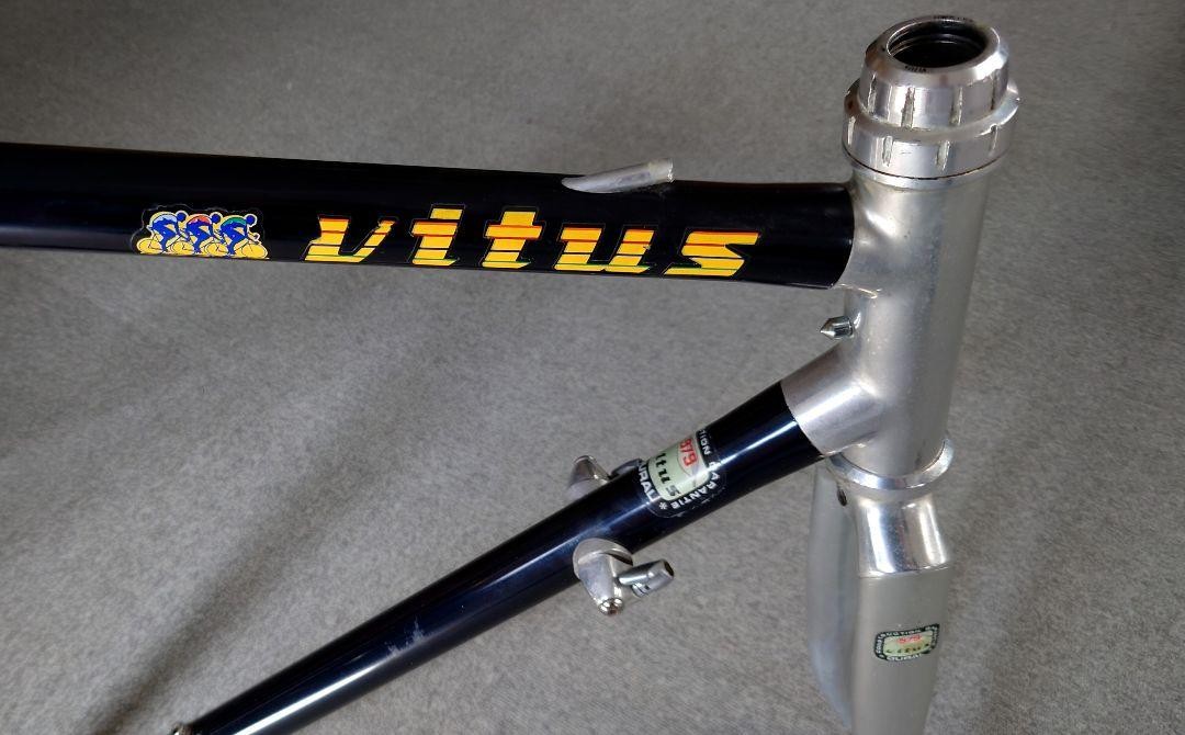 【まさに工芸品】フランス製アルミフレームの名品 vitus 979 DURAL Vitus French Aluminum Road Bike Frame Dural Masterpiece Used