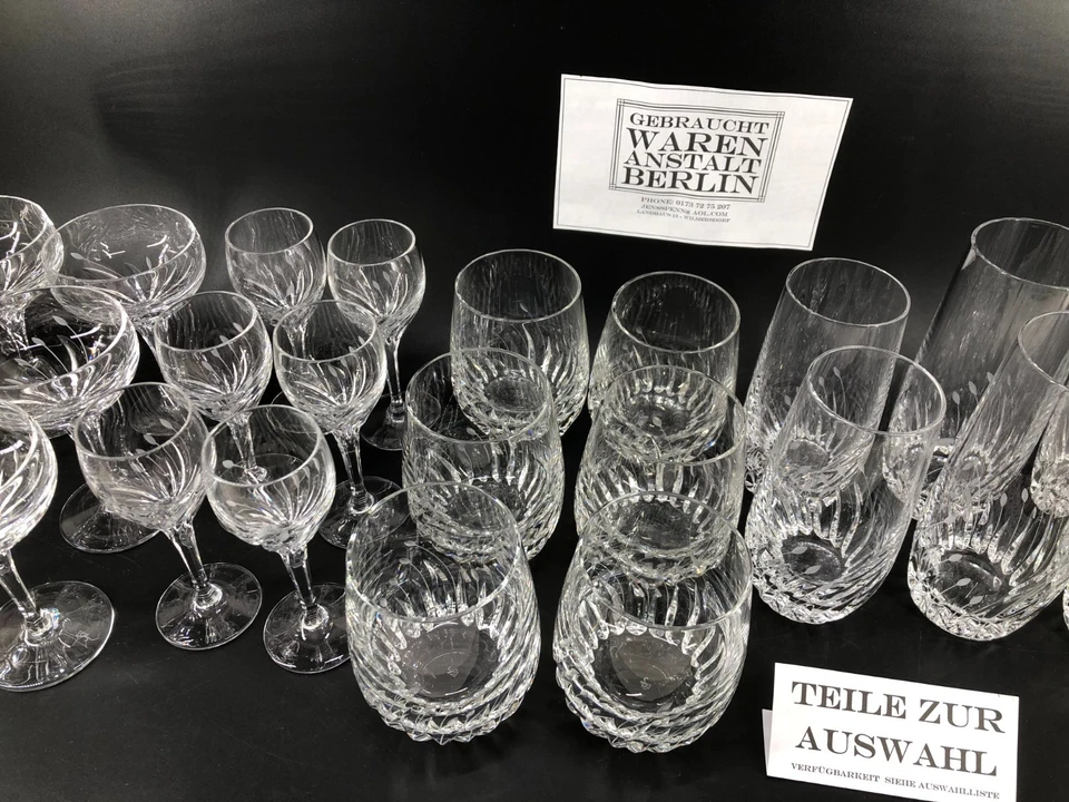 Nachtmann Fleurie Gläser➡️TEILE z. AUSWAHL➡️Bleikristallglas Yvonne mit Schliff - Bild 3 von 4