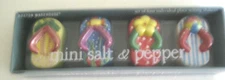 BOSTON WAREHOUSE 4 INDIVIDUAL PLACE SETTING S & P SHAKERS - FLIP FLOPS - NIB