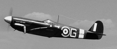 Bauplan Supermarine Spitfire MK V Modellbauplan Aircombat Flugmodell