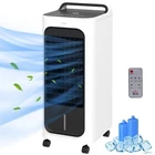 HOMCOM 26" Evaporative Air Cooler with Ice Packs 3-In-1 Ice Cooling Fan Portable