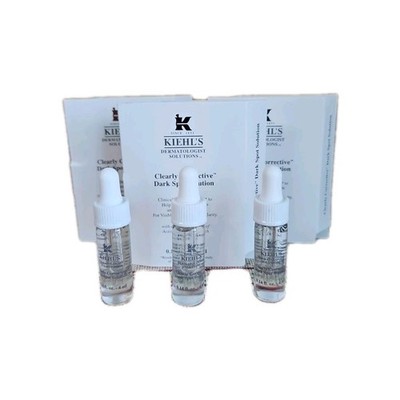 Lot of 3: Kiehl's Clearly Corrective Dark Spot Solution 4ml * 3= 12ml / 0.42 oz