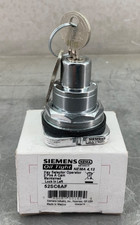 NEW SIEMENS 52SC6AF KEY SELECTOR OPERATOR 2 POS A CAM MAINTAINED LOCK IN LEFT