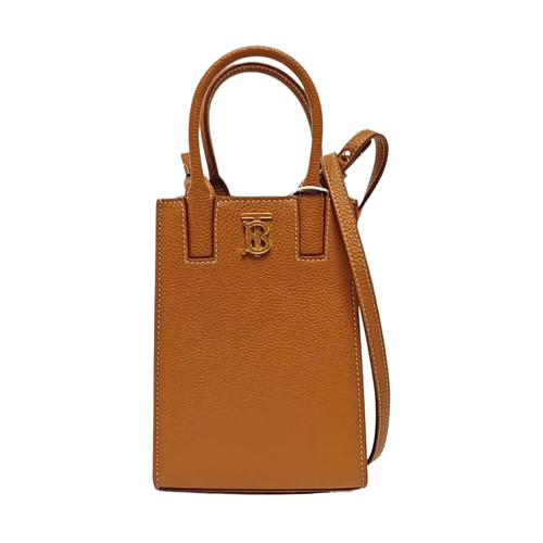 BURBERRY FRANCES Handbags Leather Brown Free Shipping | Duties Paid