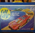 48 MIXED VINTAGE MATCHBOX DIECAST TOY CARS And CONST TOYS IN CARRY CASE