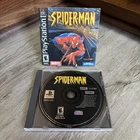 Spider-Man (Sony PlayStation 1, 2000) Game And Manual