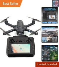 Drones with Camera for Adults 4K, GPS Drone with 4.5” LCD Screen Controller F...