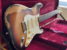 Fender Vintage 1989 Stratocaster Japan 1962 RI FujiGen Three Tone Sunburst Relic