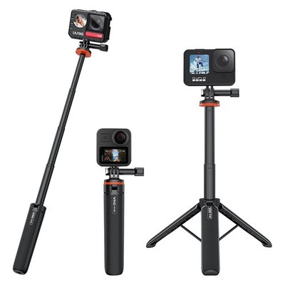 VRIG Portable Selfie Stick Handheld Tripod Stand for GoPro 12 11 10 9 8 Insta360