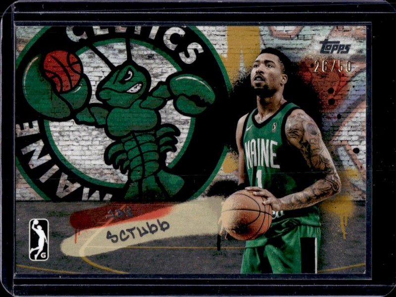 2024-25 Topps G-League Jay Scrubb Team Logo Gold #/50