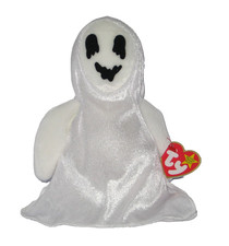 RARE SHEETS GHOST HALLOWEEN TY BEANIE BABIE MWMT FREE SHIPPING