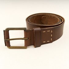 Timberland Brown Leather Belt Mens 36 Roller ...