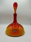 New ListingBlenko Glass 6629 “Ship’s Decanter” in Tangerine - Tumbled & Clear! W/orig Label