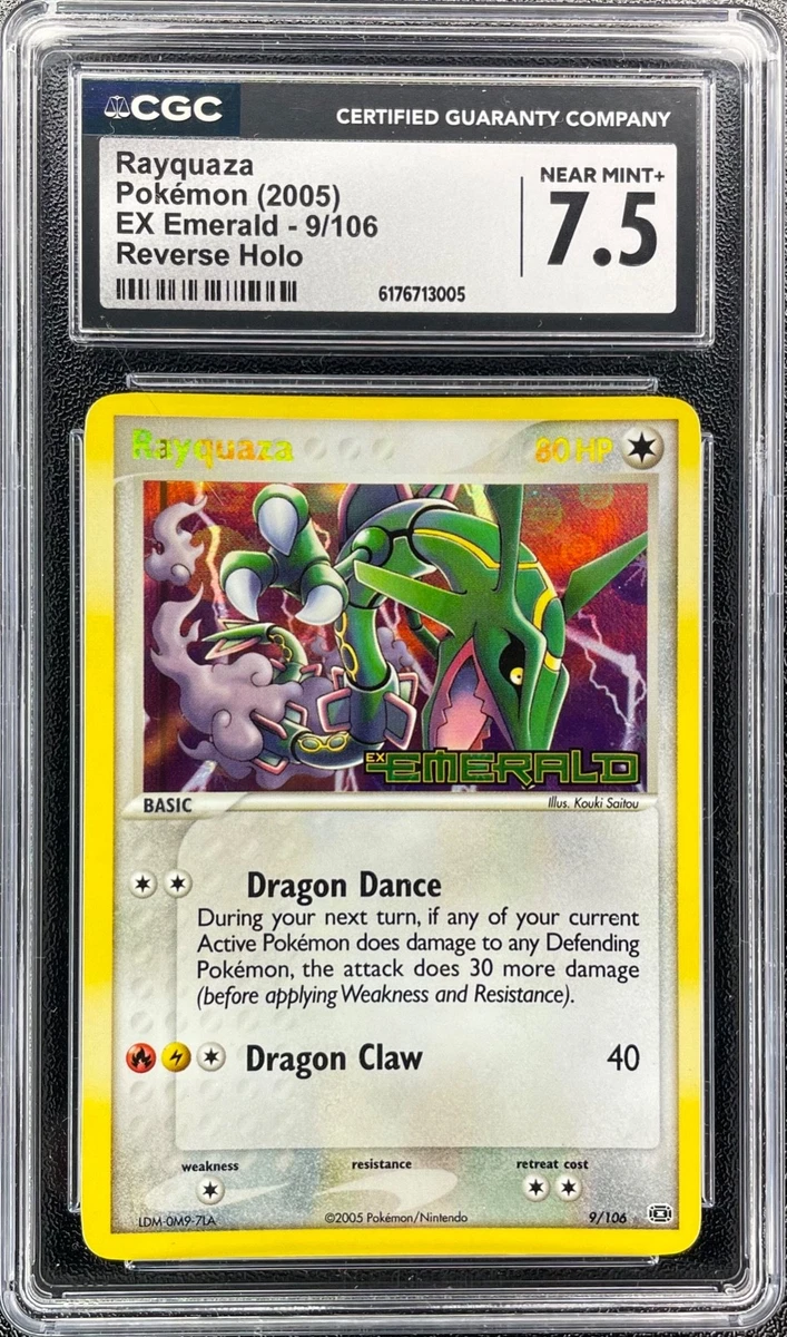 Rayquaza Pokémon TCG EX Emerald Individual Collectible Card Game