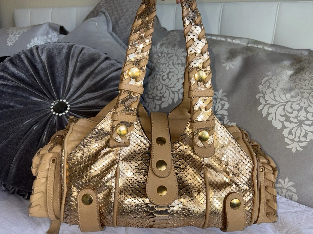 極美品‼️レア Chloé パディントンハンドバッグ メタリックゴールドブラウン 25+ Chloé Paddington Gold Bags & Handbags for Women for sale