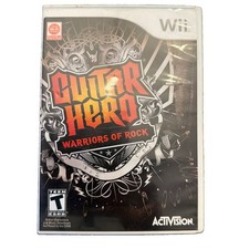 Nintendo Wii Guitar Hero Warriors Of Rock Game (2010) CIB Tested