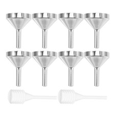 10 Stück Mini Metall Trichter zum Befüllen kleiner Kosmetik- und Parfümflaschen