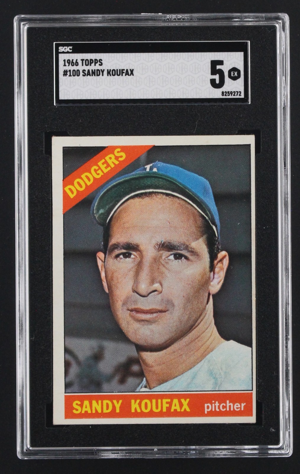 1966 Topps Sandy Koufax #100 - SGC 5 - HOF