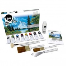 Bob Ross Master Set - Painting Kit - Brushes - Oil Paints