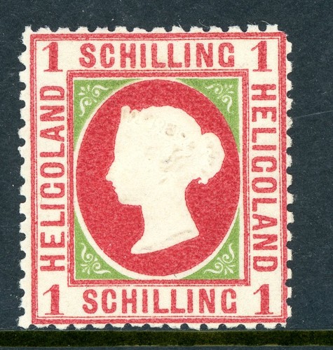Germany States 1873 Heligoland 1s Rose & Yellow Green Scott #11 Mint W174 Germany States 1873 Heligoland 1s Rose & Yellow Green Scott #11 Mint W174