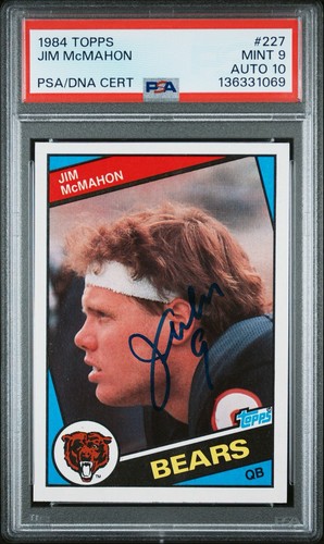 Jim McMahon #227 1984 Topps card