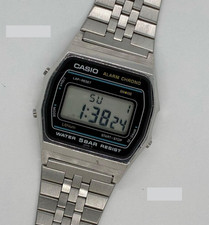 Casio W-31 Digital Watch Module 2160 Vintage Alarm Chrono Working Japan used