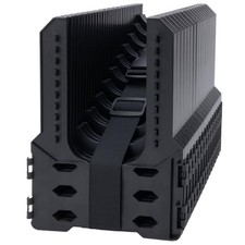 RV Sewer Hose Support Adjustable RV Hose Support Holder Camper Sewer 15FT Black