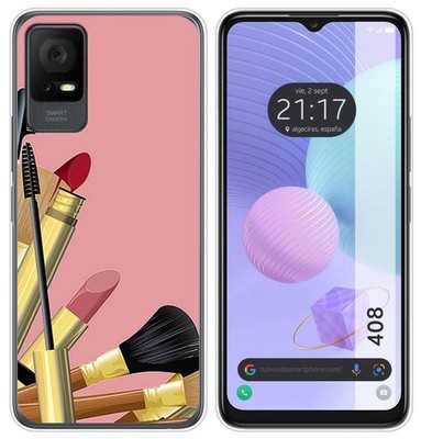 Custodia Personalizzata Per TCL 408 Con Foto O Scritta – Cover In Silicone Morbido Antiurto - 2