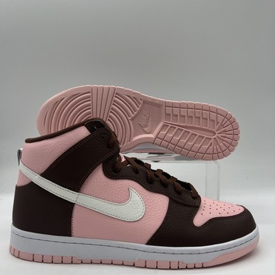 Mens Size 11 Nike ID Dunk High Brown Pink Casual HQ2352 900 NEW