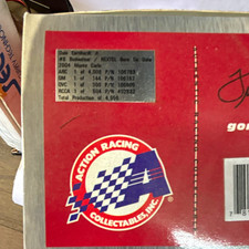Action Platinum Dale Earnhardt Jr 8 Bud 2004 Monte Carlo 1:18 LE Auto