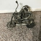 Partha Pewter 1991 skeletons on motorcycle and sidecar red crystal eyes — photo 5