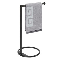 Hand Towel Holder Stand, Thicken Metal L Shape Hand Towel Rack, Small Towel