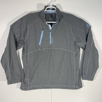 Zero Restriction Jacket Men s Large Gray 1/4 Zip Tour Series Pullover Golf