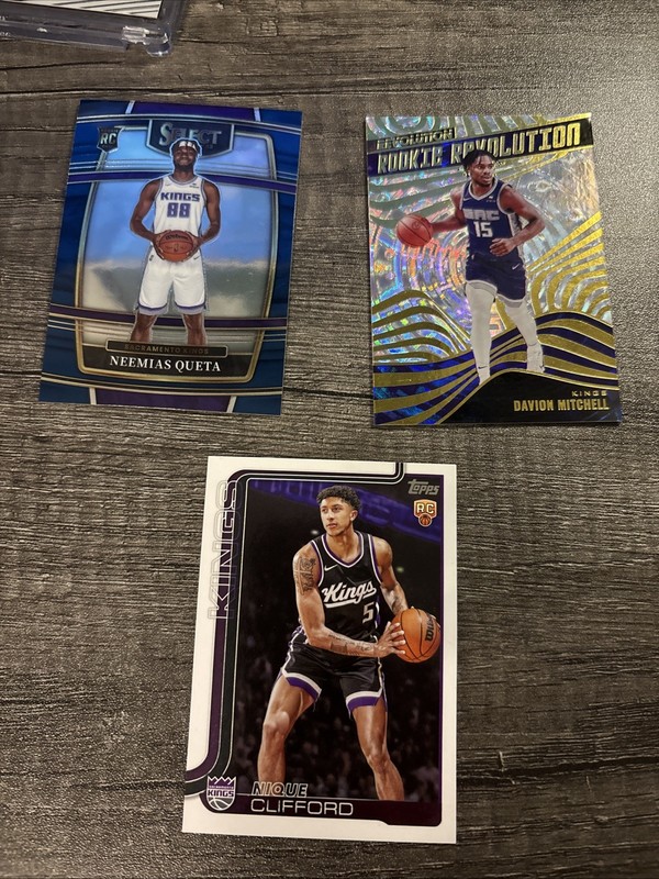 2021-25 Panini/Topps Rookie Lot Of Neemis Queta/davion Mitchell/Nique Clifford