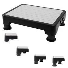 Adjustable Step Stool for Bed Bathtub Car and Kitchen 4-Level Height 3.4"-5"
